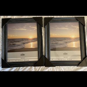 Darice Blue Wood Picture Frames Distressed,11 x 14